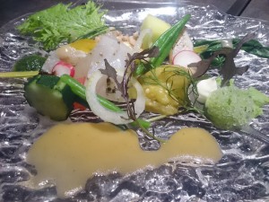DSC_0787　夏の魚介と夏野菜のサラダ仕立て
